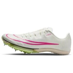 Nike Air Zoom Maxfly Sail Fierce Pink Track Spikes Nby DH5359-100 Mens Size 15